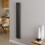 AICA (1500x200mm 3 Column) Traditional Cast Iron Radiator Anthracite 1