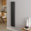 AICA (1500x290mm 3 Column) Traditional Cast Iron Radiator Anthracite 1