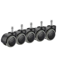 Office Chair Caster Wheels, 5-Pack, Fit IKEA Chair (10mm x 22mm)  Heavy Duty JR2025032601188