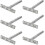 6pcs Concealed Shelf Support Floating Shelf Brackets T Brackets Fixings Hardware for Any Type Of She 1