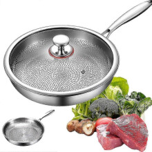 (B,26CM)Titanium Pan Pro With Lid 2025 Durable Scratch Non Stick Titanium Pan For Cooking