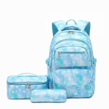 School Backpack Casual Daypack School Bags for Girls Boys Bookbag Lightweight Travel Rucksack Work Bag for Men Women blue