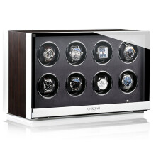 Chronovision - 70050-153.18.12 - Uhrenbeweger - für 8 Uhren - weiß-ebony seidenmatt - Ambiance VIII