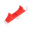 Vertical Console Stand for Wii U, Red, Stable, 79x15x27mm 2