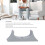 Gray Cooling Bracket for Wii U - 3D Printed Stability Compact Design 5