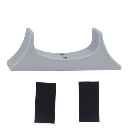 Gray Cooling Bracket for Wii U - 3D Printed Stability Compact Design 2