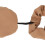 Getränkeabdeckung Scrunchie Einheitsgröße gelb Nylon-PU-Becher 5