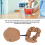 Getränkeabdeckung Scrunchie Einheitsgröße gelb Nylon-PU-Becher 3