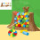 (Save The Squirrel) 1set Save Squirrel Push Stake Game | Multiplayer Interactive Table Push Stake Game, Novel Interactive Board Game, Competitive Game with Turntable 1