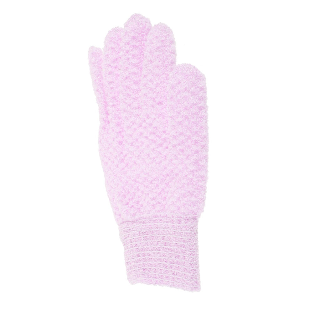 Lavender Peeling Gloves Exfoliating Glove Soft Body Scrub Tool Exfoliating Scrubber Glove