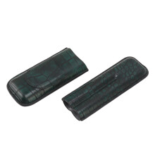 2-Finger-Zigarrenetui, 2-Zigarren-Kapazität, 18 x 6,5 cm