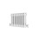 AICA (300x425mm 2 Column) Traditional Cast Iron Radiator White 4