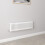 AICA (300x1010mm 2 Column) Traditional Cast Iron Radiator White 1