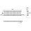 AICA (300x1010mm 2 Column) Traditional Cast Iron Radiator White 3