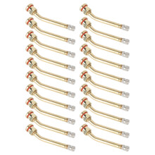 20PCS Copper Tire Valve Stems V3-20-4 for Trucks RVs & Trailers - Rustproof