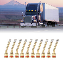 Copper Tire Valve Stems 20PCS Rustproof Seal for Truck Trailer RV V3-20-5