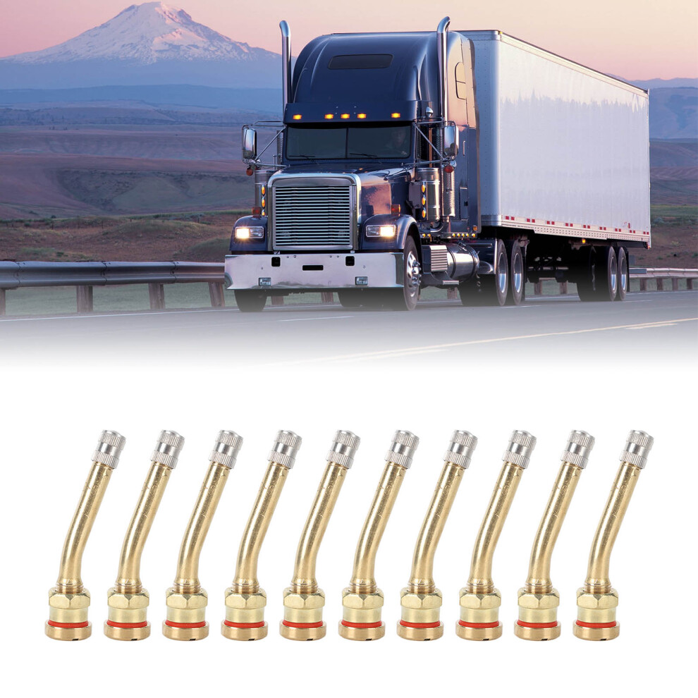 Copper Tire Valve Stems 20Pcs Rustproof Seal For Truck Trailer Rv V3-20-5 3221337906668