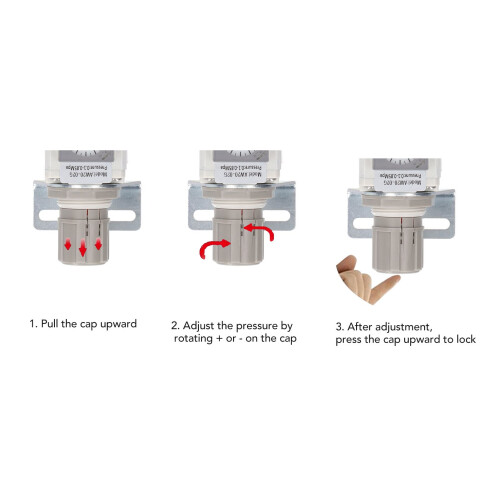 Luftfilterregler G1/4in Halter 0.1-0.85MPa 2