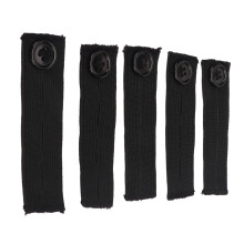 5pcs Universal Elastic Waist Extenders for Men & Women Adjustable Cotton Fit