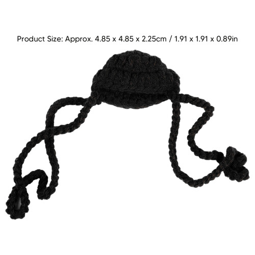 Breathable Black Thread Nose Cover Protection Warmer, 4.85cm 1