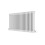 AICA (600x1010mm 2 Column) Traditional Cast Iron Radiator White 4