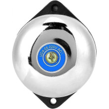 Industrial Classic Stainless Steel Doorbell, 2.17 Inch 220V 5W Stainless Steel Electric Bell Internal Sparkless Electric Bell HG