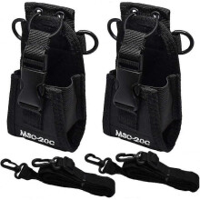 2 PCS Universal Nylon Radio Case Multifunctional Walkie Talkie Bag Tactical Radio Pouch 13.5*8*4.5cm for Phone GPS Walkie Talkie HG