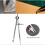 Wing Divider, Adjustable Locking Precision Spring Divider Caliper Compass with Pen Holder Rotary Tool(300mm) HG 3