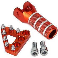 cnc rear brake pedal brake pedal brake pedal for 250sx 250exc 125sx exc400 exc 450 exc300 690 smc 85sx 200exc - Orange HG