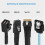 Mini SAS SFF 8087 to 4 SATA Adapter Cable 0.5m 12Gbps 10