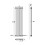 AICA (1500x380mm 2 Column) Traditional Cast Iron Radiator White 3