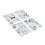 4pcs Silicone Embossing Folder Set for Scrapbooking and DIY Crafts 11