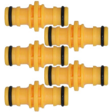 10pcs Joiner Repair Connector Coupling 1/2'' Garden Hose Pipe Fitting Hose Quick Drip Irrigation Watering System for Greenhouse HG