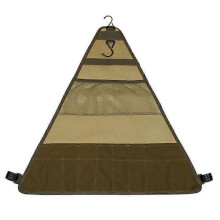 Outdoor Tableware Canvas Storage Bag Portable Picnic Cookware Storage Hanging Bag