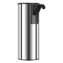 Automatic Soap Dispenser, Touch Free Hands Free Foam Automatic Dishwashing Soap Dispenser for Bathroom Kitchen Electric Rechargeable, Silver