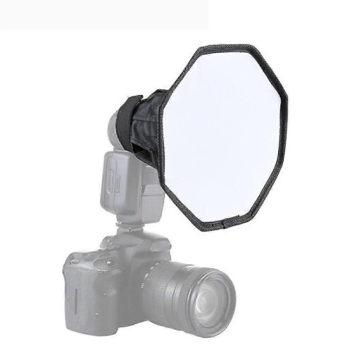 20cm Universal Octangle Style Foldable Flash Light Diffuser Octagon Speedlight Diffuser Softbox Soft Box for Canon Nikon 2