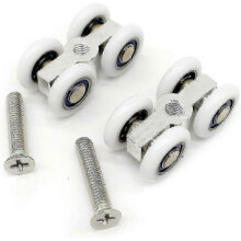 2 Sets Of Rollers for Sliding Glass Doors