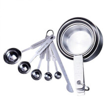8 Pcs Stainless Steel Measuring Cups And Measuring Spoons for Cooking