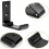 6 Pack Foldable Coat Hook, Matte Black Wall Mounted Coat Hook, Bathroom Towel Hook 5