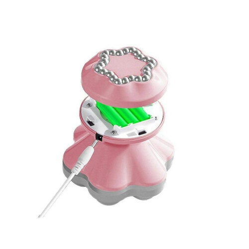 Mini Electric Handheld Massager Portable Vibration Massager - Pink 2