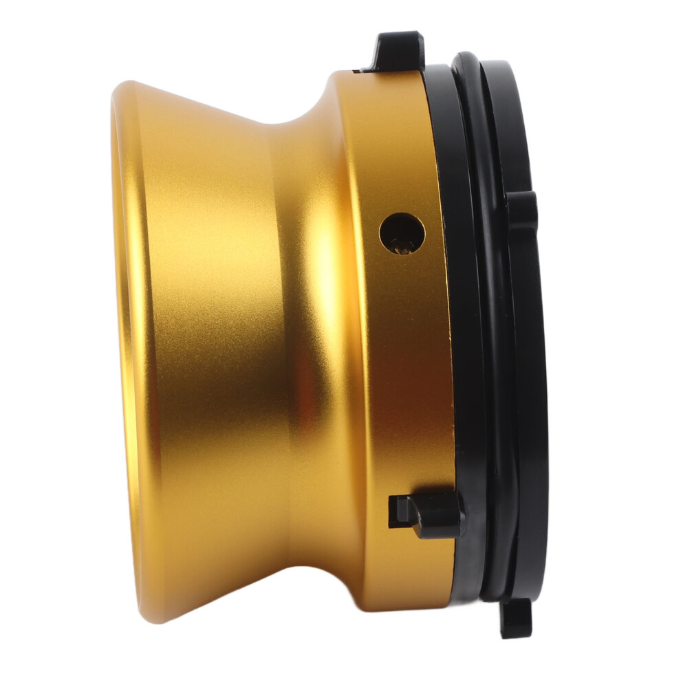 Professional 10" Nab Hub Adapter Polished Aluminum - Gold 9461337925892