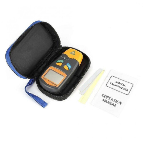 Handheld Lcd Digital Mini Non-Contact Laser Photo Tachometer 1