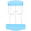 Grille De Chauffage Pour Toaster Silicium Fer Bleu Ciel 2