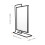 Double Sided Display Frame Acrylic 1 Piece 10.85x8.25x2.75in 10