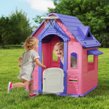 (Pink) AIYAPLAY Playhouse for Kids Outdoor Indoor, 5 in 1 Garden House