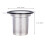 1pack Tea Infuser Strainer With Silver Color For Loose Tea 8