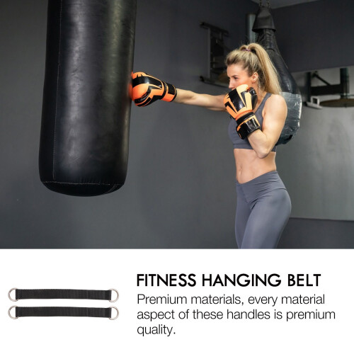 2pcs Fitness Horizontal Bar Strap Hook Up Nylon Rings 1