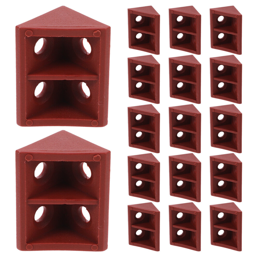 20 Pcs Furniture Corner Code Bracket 90 Degree Angle Cabinet Brackets 3042043799326
