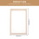 2 Sets Clear Frames Wooden For Diy Painting In Study Room 2