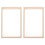 2 Sets Clear Frames Wooden For Diy Painting In Study Room 8